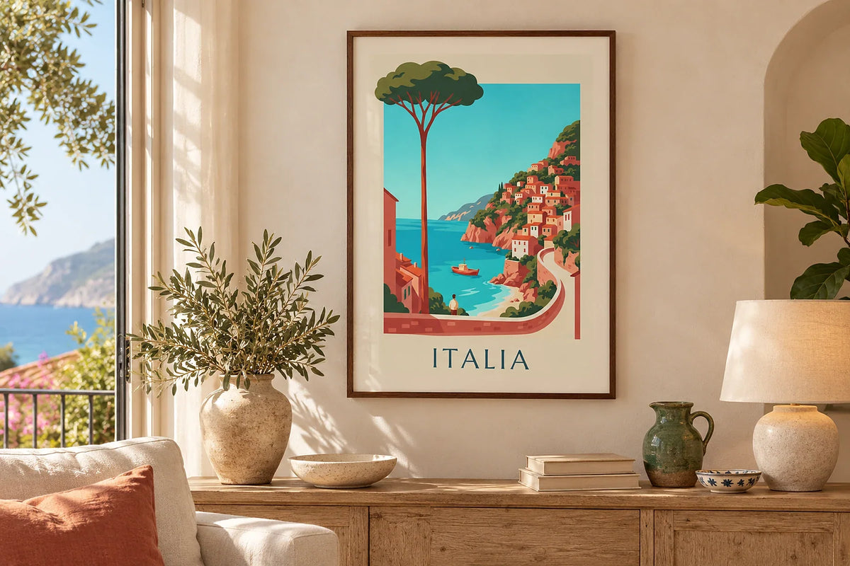 Italien-Poster: Toskana, Venedig und Amalfiküste für deine Wände