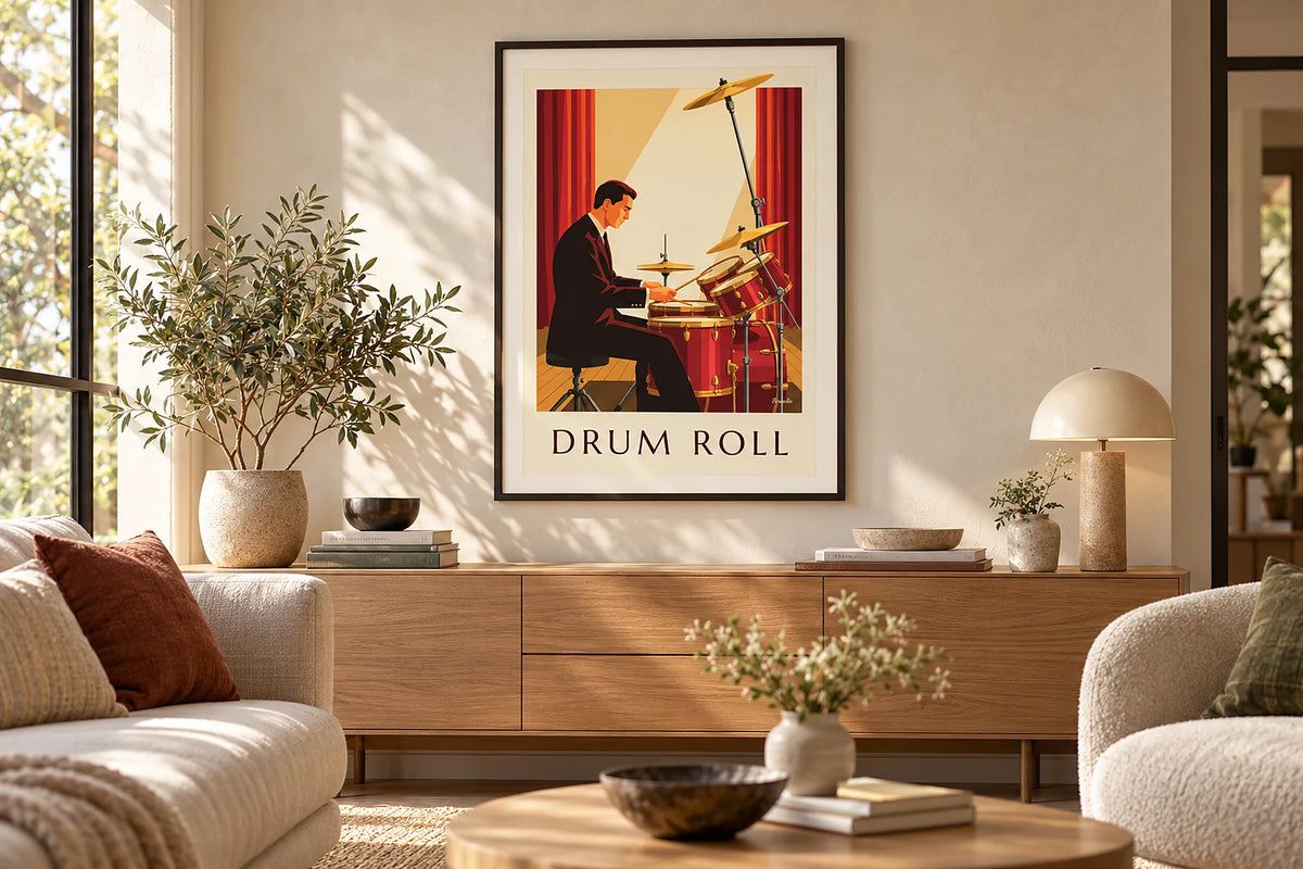 Poster für das Wohnzimmer wählen: Motiv und Komposition